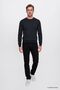 Men's Black Non-Wrinkle Cotton Stretch Denim Jean Trousers Extra S Slim Fit Slim Fit Rıss