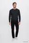 Men's Black Non-Wrinkle Cotton Stretch Denim Jean Trousers Extra S Slim Fit Slim Fit Rıss - 3