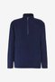 Unisex 2-Pack Standard Fit Mock Neck Cold-Proof Sweatshirt Fleece Navy Blue-Khaki - 10