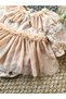 Cora Romper Tutu Special Occasion Long Sleeve Holiday Baby Girl Dress - 3