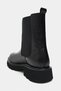 Lennon Black Matte Genuine Leather Thick Sole Women's Chelsea Boots - 8