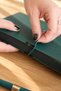 Monte- 2027 Daily Agenda A5. Vegan Leather Flexible Cover. Rubberized. Boxed. - Green - 3