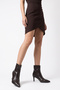 Noya Brown Print Pointed Toe Women's Thin Heeled Boots - 3