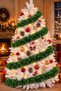 New Year's 200 cm Pine Garland 200 Branches - 5