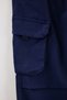 Navy Blue Cargo Jogger Gabardine Elastic Waist and Cuffs Men's Trousers Tmnaw27Pl00017 - 7