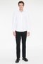 Men's White Easy-Iron Slim Fit Slim Fit Classic Collar Cotton Shirt - 15