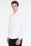 Men's White Easy-Iron Slim Fit Slim Fit Classic Collar Cotton Shirt - 14