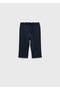 Elastic Waist Cotton Trousers - 4
