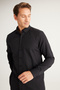 Men's Black 2-Pack Cotton Oxford Easy-Iron Slim Fit Slim Fit Shirt Pack - 3