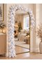 New Year White Garland 240 Cm Thick Lush 250 Branches Luxury New Year Ornament Door Stairs Fireplace Ornament - 2