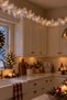 New Year White Garland 240 Cm Thick Lush 250 Branches Luxury New Year Ornament Door Stairs Fireplace Ornament - 3