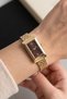Rectangular Women's Watch Steel Strap Waterproof