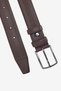 Men's Black-Brown Special Wooden Gift Boxed 2-Piece Suit Belt Groom's Pack - 7