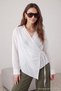 White Double Breasted Slim Shirt Twoss26Go00189 - 2