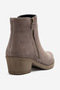 Jayer Mink Suede Genuine Leather Zippered Women's Heeled Boots - 6