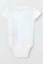 Auntie's Beauty Written Baby Bodysuit Baby Girl Bodysuit Snap Fastener White Short Sleeve Bodysuit Jumpsuit Baby Gift 5683-46 - 3