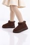 Nubby Thick Sole Winter Children's Boots with Fur Inside - 3