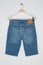 Erkek Orta Denim Rengi Şort & Bermuda