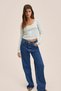 Modrý dámský cardigan 27095768 - 5
