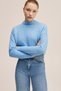 Sweter - Niebieski - Prosto - 5
