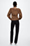 Animal Print Blouse - 8