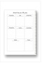 | Weekly Planner | Weekly Planner | 14x20cm, A5 | 50 Pages | Paperback | kd801 - 2