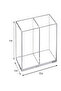 Mini Size Makeup and Jewelry Organizer (Transparent Plexiglass) - 8