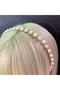 Twisted Pearl Crown, Korean Style Women's Pearl Crown - 4