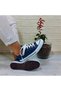 554 Denim Blue Short Unisex Sneaker Linen Sports Shoes - 2