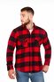 Slim Fit Red Black Plaid Unisex Lumberjack Shirt - 7