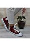 555 Claret Red Long Unisex Sneaker Linen Sports Shoes - 5