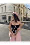 Pink French Painter Australian Wool Felt Beret