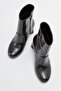 MIANO Black Patterned Women's Heeled Boots - 4