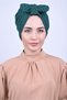 غطاء خارجي من الدانتيل باللون الأخضر الزمردي - 3
