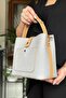 Jp Embossed Printed - Lock Detailed 4 Compartment Gray Women's Shoulder Bag S5 - 3