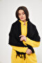 Black Soft Textured Tasseled Women's Mohair Scarf - 7