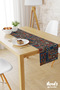 Anatolia 6 Pattern Printed Suede Runner Table Cloth