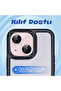 واقي عدسة الكاميرا لهاتف iPhone 15 / iPhone 15 Plus من الحجر الوردي، واقي مضاد للخدش والصدمات - 4