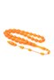 Orange Beyzi Cut Master Work System Prayer Beads