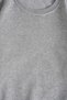 Gray Brooklyn Printed Oversize Crew Neck Sweatshirt with Fleece Inside - 3
