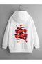 SEBESTA FASHİON Unisex 1WIZZARD COLLECTION PRINTED PRINTED HOODED Oversize Sweatshirt