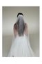 1.5 MT BRIDAL PEARL SHEET WITH PEARL FABRIC BUCKLE BRIDAL SHEET WITH EN 1.5 SIZE 1.5 LONG SHEET