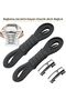 Elastic Takbırak Magnetic Laces with Dark Gray Kids and Elderly Sports Laces - Elastic Shoelaces for Boots