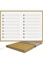 كتاب الموسيقى (DO KEYED) 100% صناعة يدوية، خياطة يدوية (خيوط) جلد حراري من الدرجة الأولى (A/5)