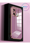 Luxury Silicone Case for Xiaomi Redmi 12C with Lilac Edges Gold Detail