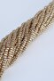 مجموعة متنوعة من الخرز المطلي باللون الأصفر من الخرز الرملي – خرز، تصميم أنيق، إكسسوار نسائي – خرز – بون - 3