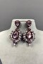 Shuttle and Drop Stone Evening Dress Earrings for the Most Beautiful Brides – Crown, Crystal Stone, Stylish Model, Bridal Crown – Ta - 2