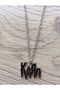 Korn Chain Necklace Black