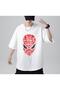Spider-Man Head Printed White Unisex Oversize T-shirt