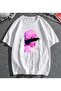 Eyeless Art Printed White Unisex Oversize T-shirt